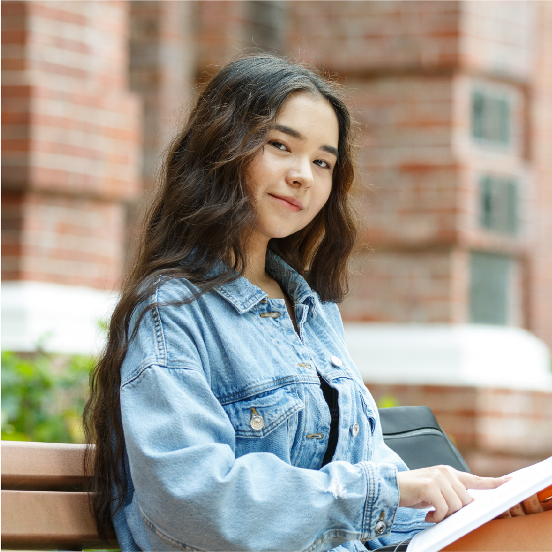 Student smiling