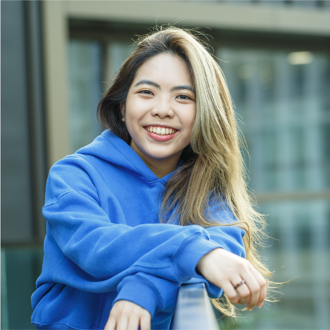 Student smiling