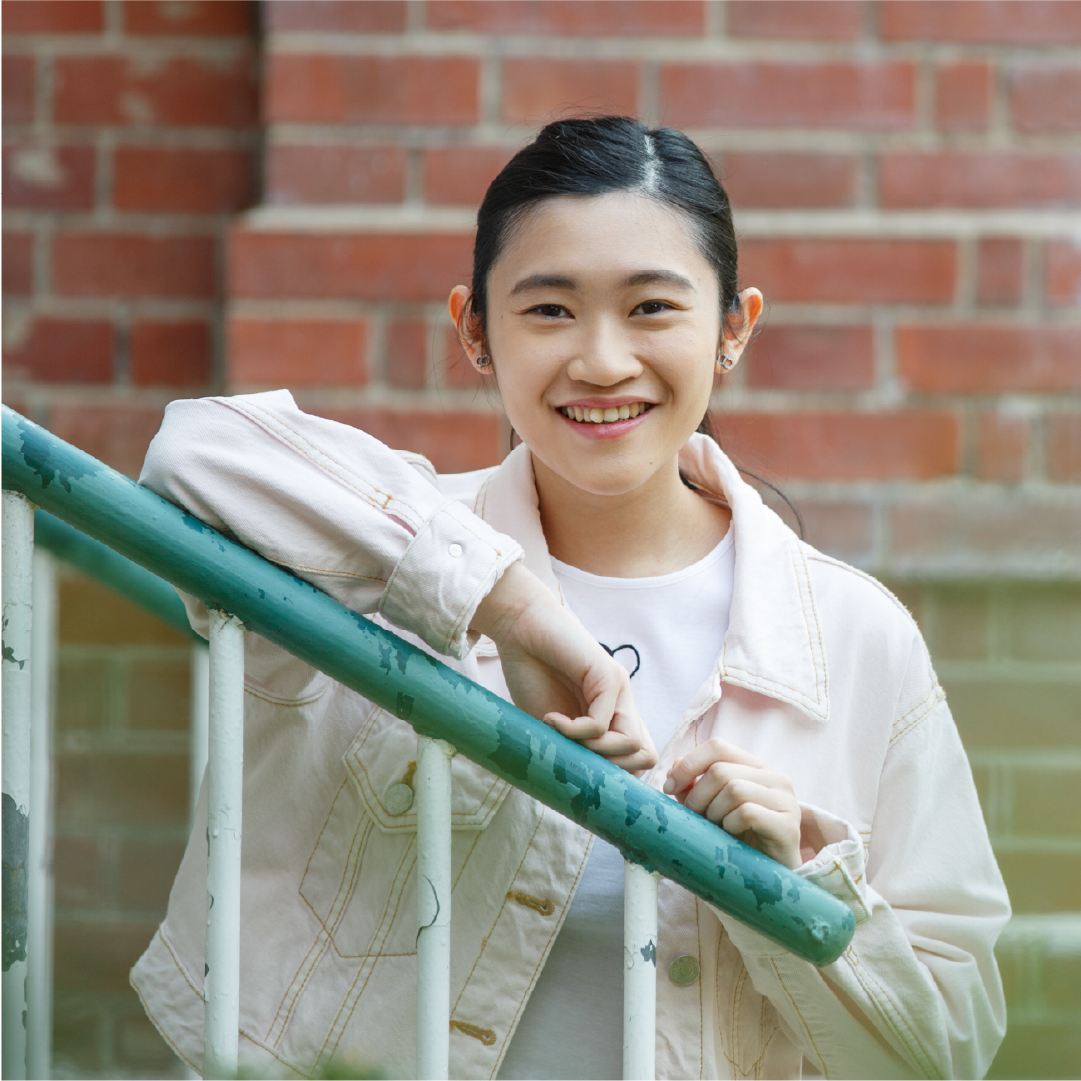 Student smiling