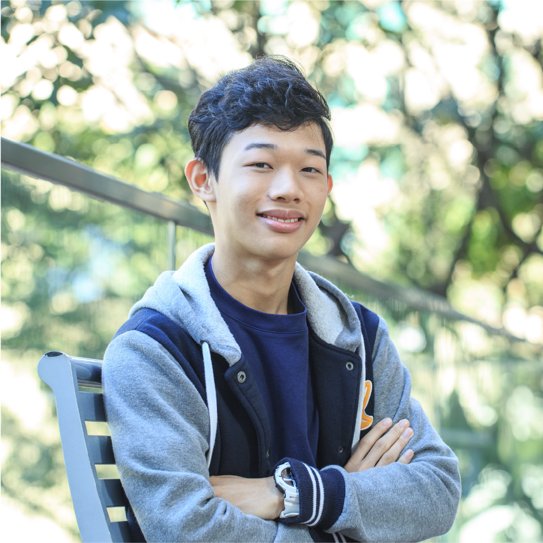 Student smiling