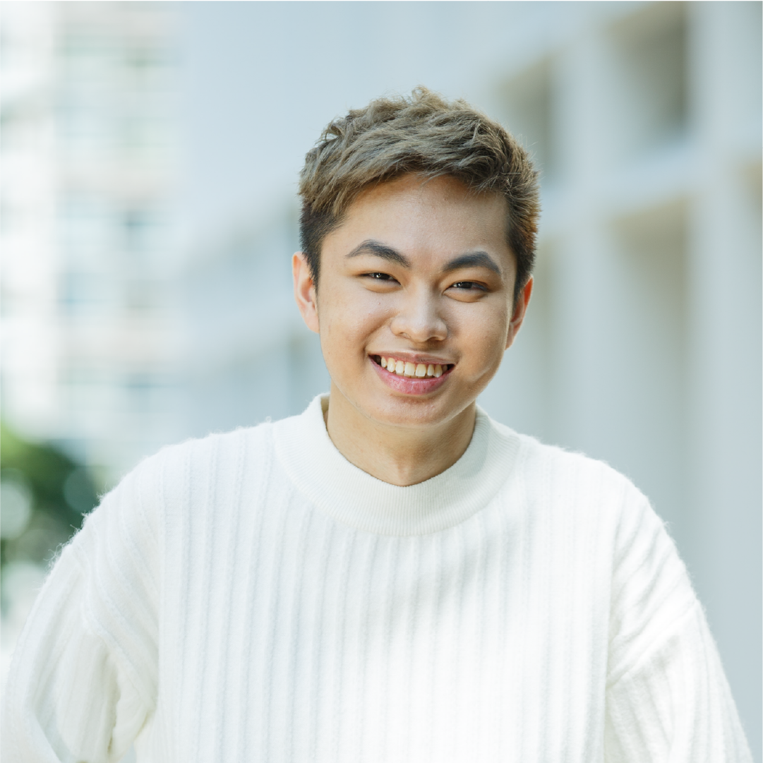 Student smiling