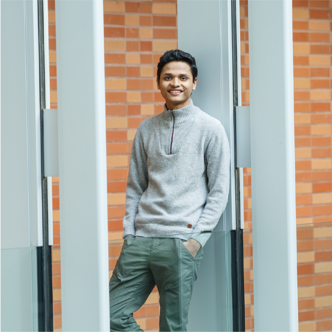 Student smiling