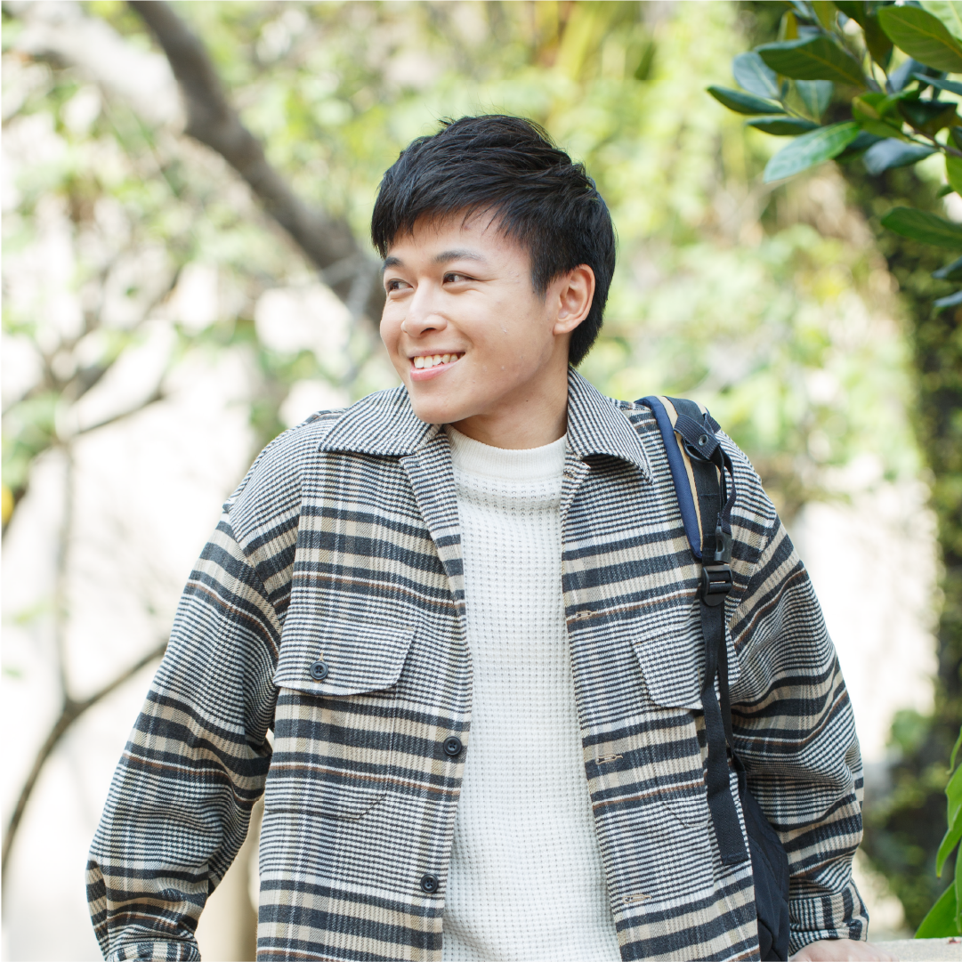 Student smiling