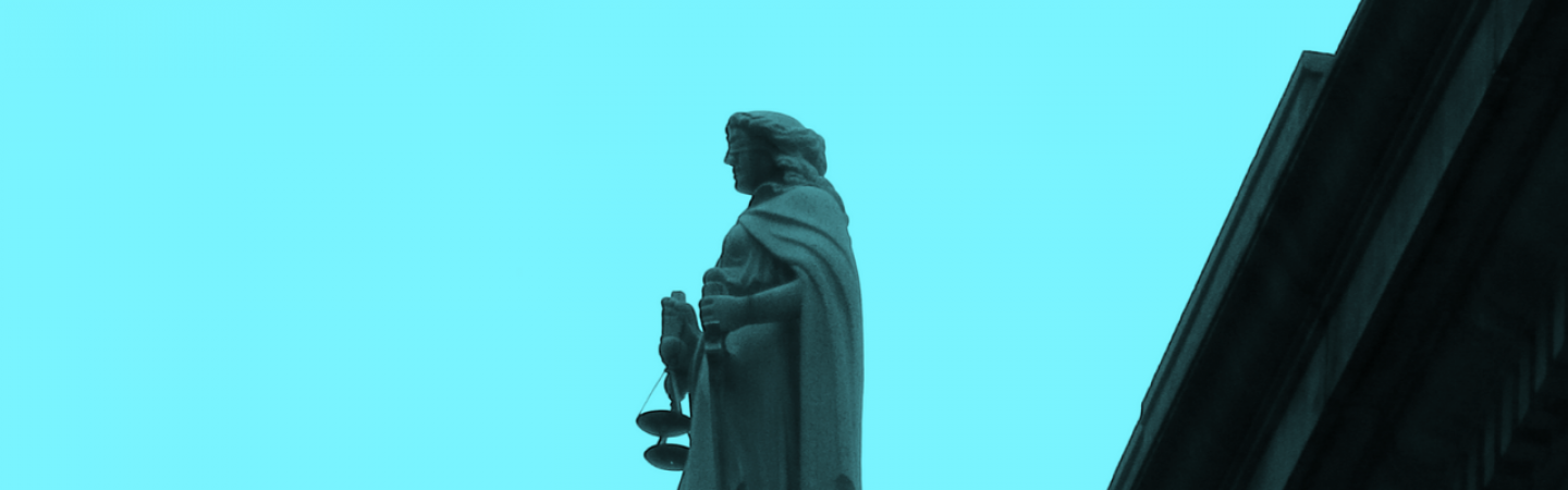 justice statue on the Court of Final Appeal building