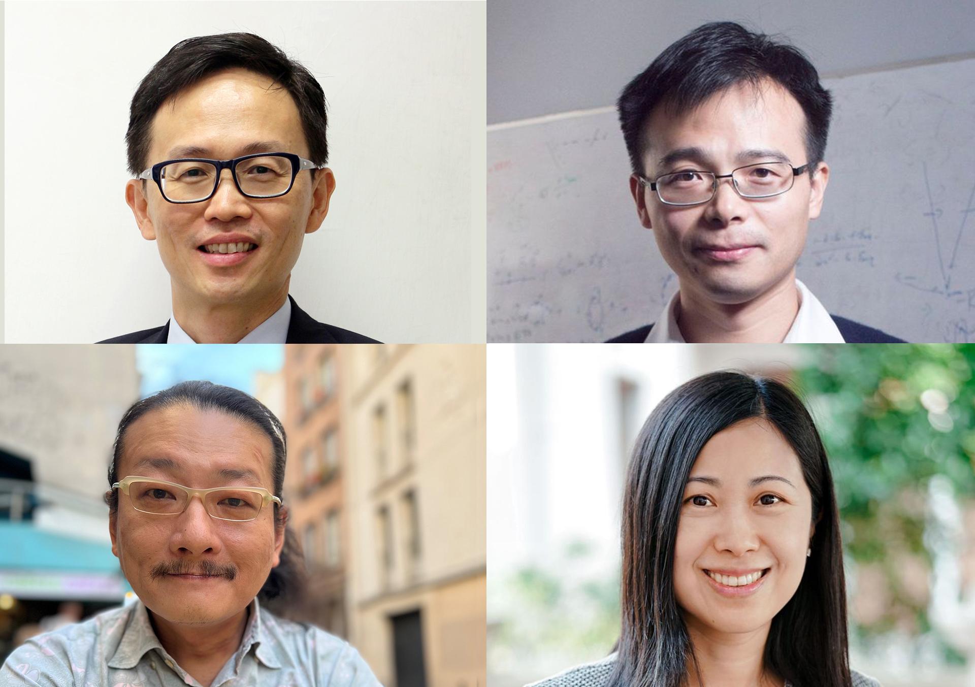 Research fellows (from left to right; top to bottom)，Dr HEW, Khe Foon, Dr ZHANG, Shizhong, Dr YASUHARA Moriaki, and Senior Research fellow Professor Alice Sze Tsai WONG