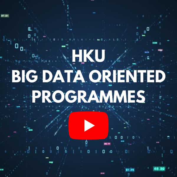 Hyperlink image direct to the introduction video of HKU Big Data Oriented Programmes