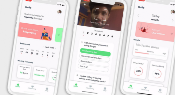 Hollo app interface