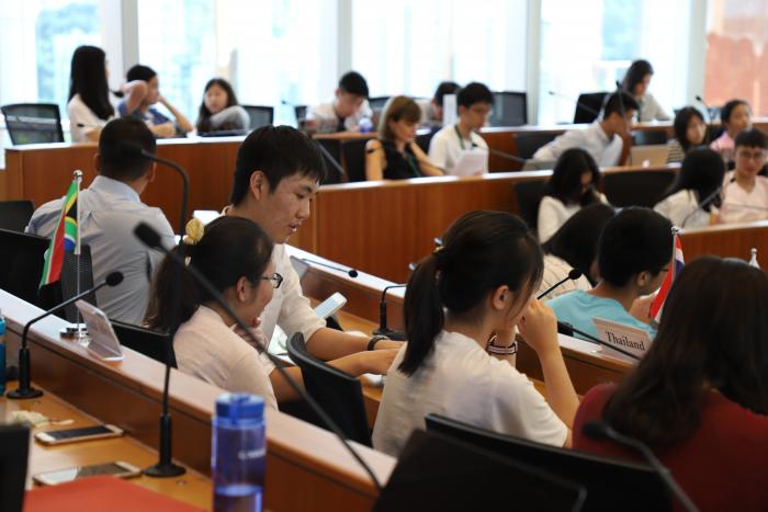 Students sitting in lecture