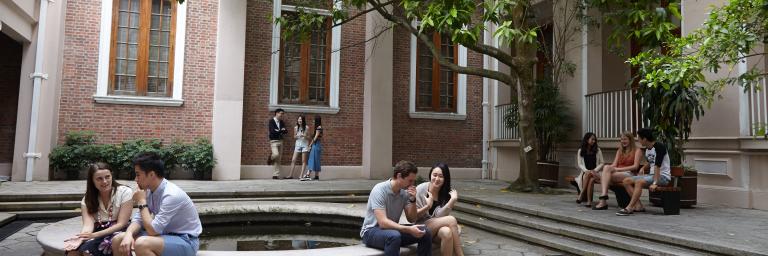 HKU Main Building Fountain 